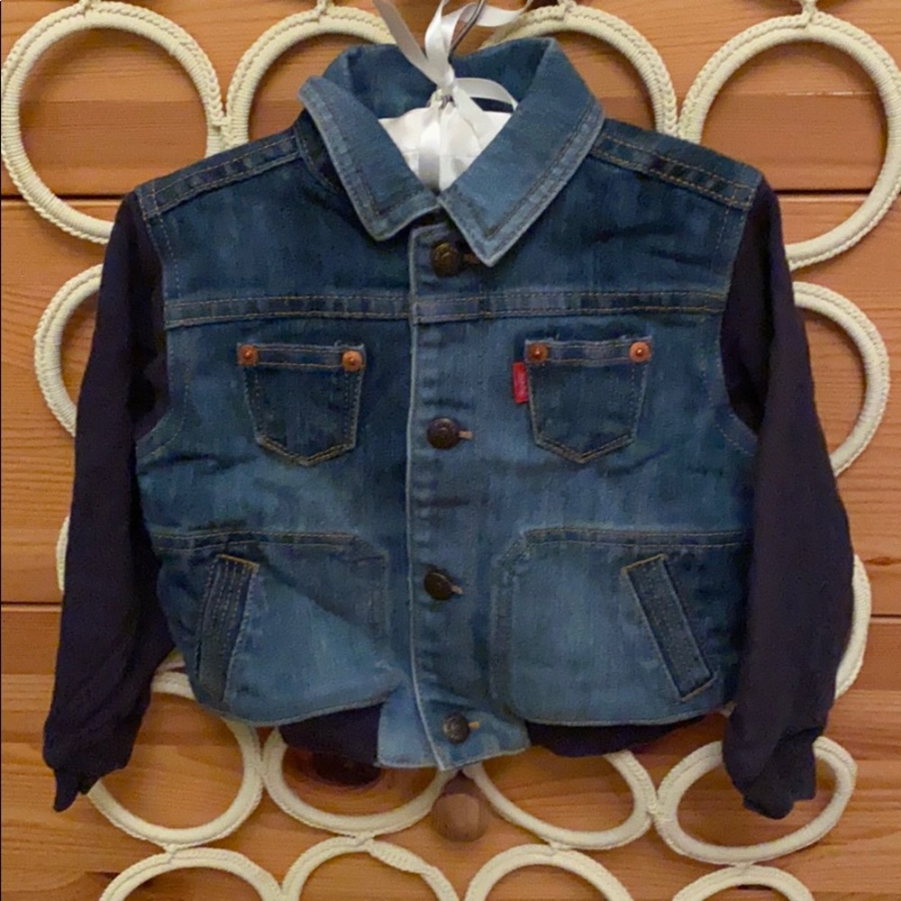 Levi’s snap button denim bomber